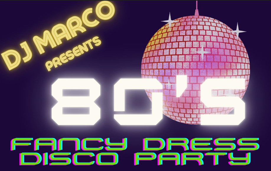 80’s Fancy Dress Disco Party